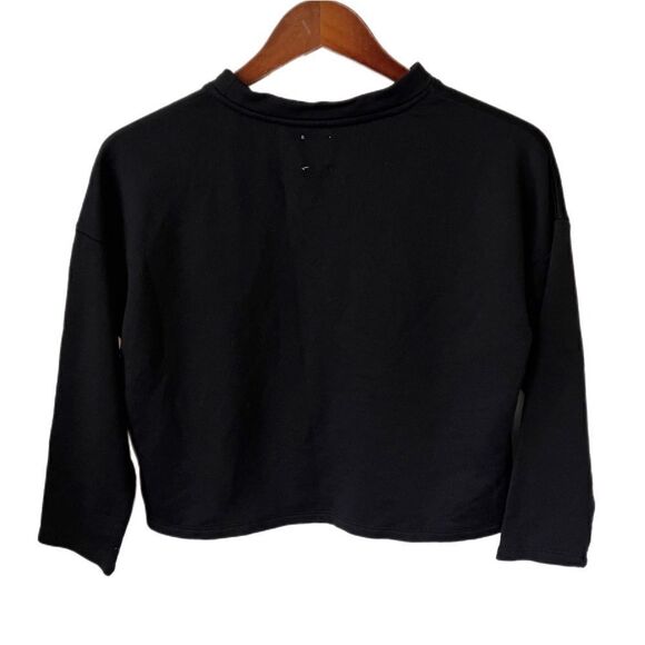Zara Oversized Crop Winners Crew Pullover Sweatshirt - Picture 3 of 7